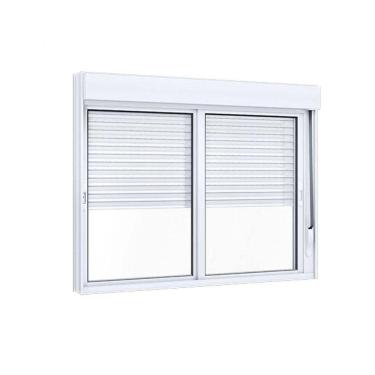 Imagem de Janela De Aluminio Correr C-persiana - 2 Folhas - 120x100 Giusto Branca