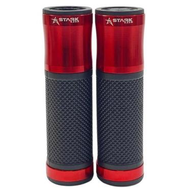 Imagem de Manopla Stark Race V2 Universal Moto Motocicleta 22mm, Vermelho