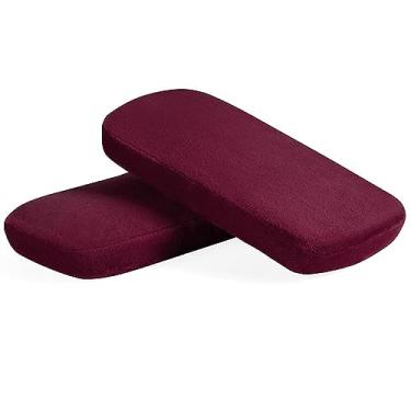 Imagem de Cojin de Braço Cadeira Espuma Memória com Capa Removível para Escritório Aliviar Pressão Cotovelos e Antebraços Suporte Conforto