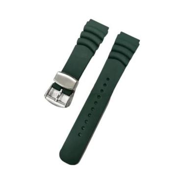 Imagem de Pulseira De Silicone De 20mm 22mm Para Relógio SEIKO SKX007 009, Pulse