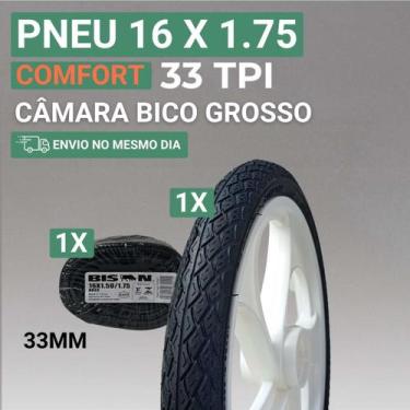 Imagem de Pneu Aro 16 Bicicleta Infantil Pneu Bicicleta Aro 16 Pneu de Bicicleta