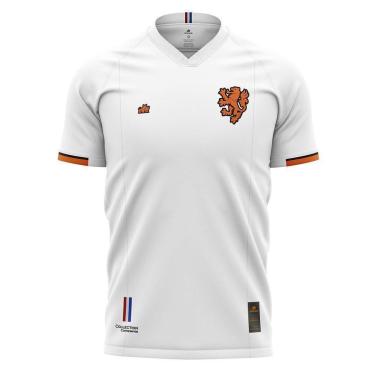 Imagem de Camisa Holanda Branca Contempor EuroDry Rinno Class Original Futebol-Masculino