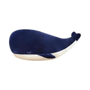 Imagem de Brinquedo De Pelúcia Super Macio De 25CM, Grande Baleia Azul, Animal D