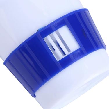 Imagem de Generic Distribuidor Azul e Branco do Cloro da Piscina Dos Termas, Suporte Ajustável Resistente da Tabuleta Cloro para Spas e Banheiras de Hidromassagem (5 polegadas (tamanho pequeno))
