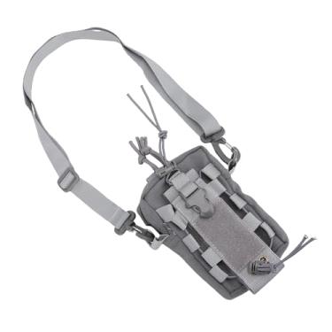 Imagem de Generic Bolsa de Suspensão de Cintura, Mochila Com Fivela Ajustável, Material de Nylon de Maconha (Cinza)