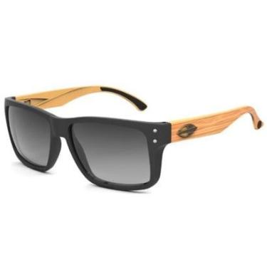 Imagem de Óculos Solar Mormaii Mumbai M0082afl33  Fosco Madeira Lente Cinza Degrade-Masculino