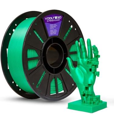 Imagem de Voolt3D - Filamento PLA Verde 1kg 1.75mm - Para Impressora 3D FDM - Nacional