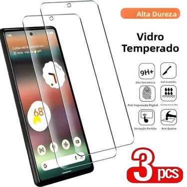 Imagem de Protetor De Tela De Vidro Temperado Para Google Pixel 9 8 7 6, 3PCS, F