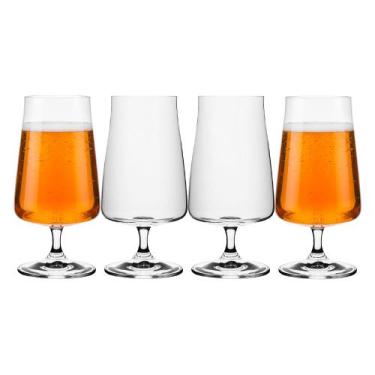 Imagem de Jogo 4 Taça de Cerveja Chopp Bohemia Cristal Ecológico Titanium Alex 3