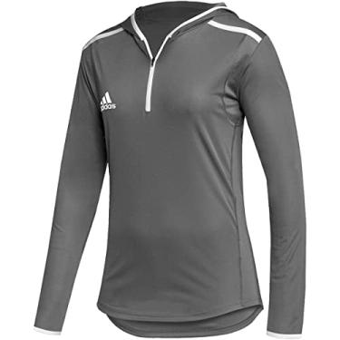 Imagem de adidas HG7408L W Team Hood TEE TEGRFO/Branco G