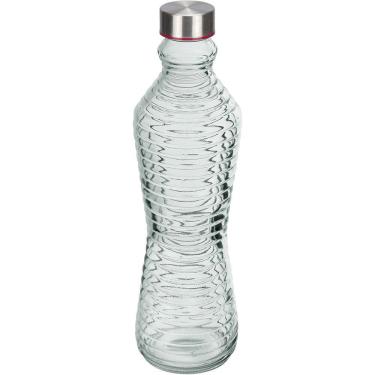 Imagem de Garrafa água Suco Home&co Vidro 1 Litro 31x9x9 Transparente