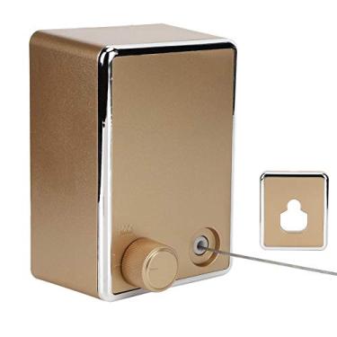 Imagem de GLOGLOW Uso Diário No Banheiro Fixado na Parede Em Aço Inoxidável, Interno Externo, Extensível 4,2 M, Ideal para Varandas e Pequenos Espaços Varal Retrátil, Nan (glamour ouro)