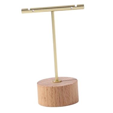 Imagem de UxicRuya Expositor de Brincos em Formato de T, Expositor Versátil para Lojas, Ideal para Feiras Comerciais, S