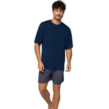 Imagem de Pijama Masculino Curto Gravataria Lupo-Masculino