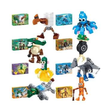 Imagem de Tung Tung Sahur Boneca Ambalam Tralalero Figura De Brinquedo De Blocos