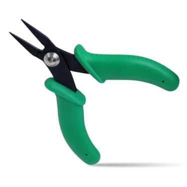 Imagem de Mini alicate de nariz de agulha de 10 cm alicate de nariz de corrente alicate de nariz especialidade ponta agulha de precisão alicate de nariz com mandíbula lisa, micro pequenas joias para fazer