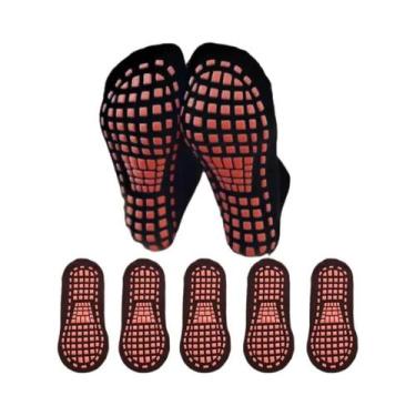 Imagem de Meias Antiderrapantes Para Crianças E Adultos, Meias Esportivas Elásti