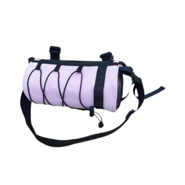 Imagem de Dynwave Bolsa de ombro profissional impermeável para bicicletas, ideal para ciclismo urbano, trilhas, mountain bike e bicicletas de estrada, Luz Rosa