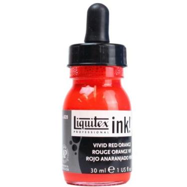 Imagem de Tinta Acrílica Líquida Liquitex 30ml 620 Vivid Red Orange