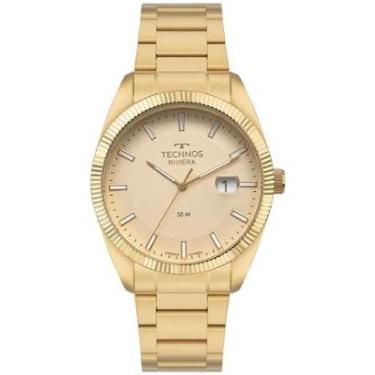 Imagem de Relógio Technos Masculino Riviera Dourado 2317AG/1X-Masculino