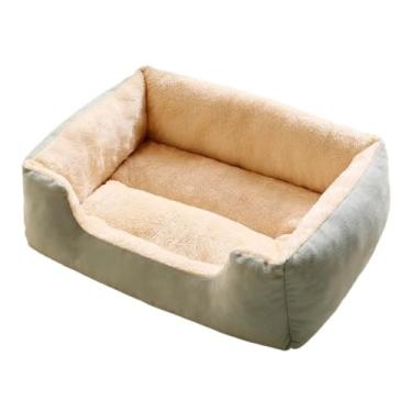 Imagem de Cama para gatos, tapete para cães, artigos para animais de estimação, filhotes, almofadas, acessórios para casas, habitats, suprimentos de casa (verde, pequeno)