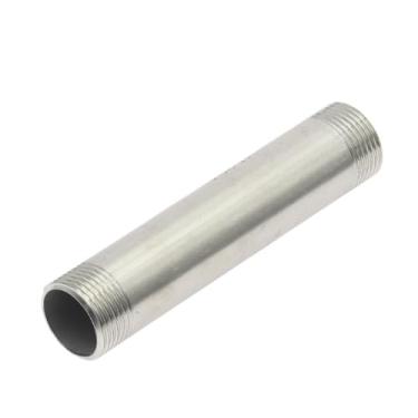 Imagem de 1 peça SS 304 acessórios para tubos de aço inoxidável 1/20.3 cm 1/10.2 cm 3/20.3 cm 1/5.1 cm 3/10.2 cm 3/10.2 cm 1-1/5.1 cm adaptador de conexão de água de rosca macho WWECCQIJ (150 mm, DN8)