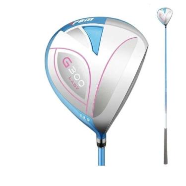 Imagem de #1 Haste de madeira com cabeça de liga de alumínio, eixo de grafite, motoristas de golfe de alto rebote, mulheres, tacos de golfe para mão direita (azul, madeira nº 1)