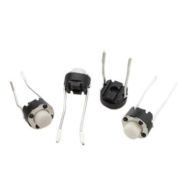 Imagem de 10-100 peças 6 * 6 * 5 mm micro interruptores de botão tátil 6 x 6 x 5 mm mini interruptores de botão momentâneos 2 pinos liga/desliga acessórios para interruptor tato (30 peças)