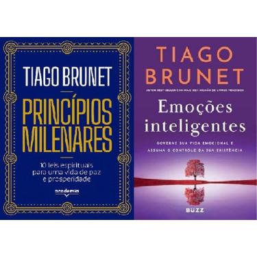 Imagem de Kit 2 Livros Tiago Brunet Emoções Inteligentes + Princípios