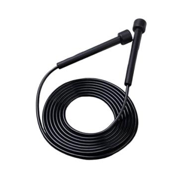 Imagem de Pegciuho Corda de Pular Ajustável de 270 a 280 Cm, Silenciosa, para Jogos Escolares, Treinos em Ambientes Fechados, Grama E Piso de Cimento, Preto