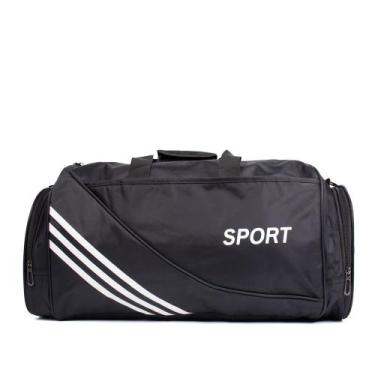 Imagem de Bolsa Esportiva RDN Travel Sport Preto/Branco, Preto, Branco, Único