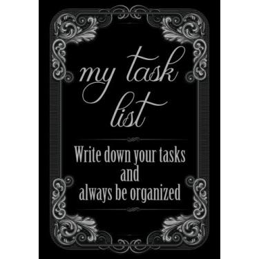 Imagem de Minha lista de tarefas - Escreva suas tarefas e esteja sempre organizado: diário de notas estilo vintage para tarefas diárias