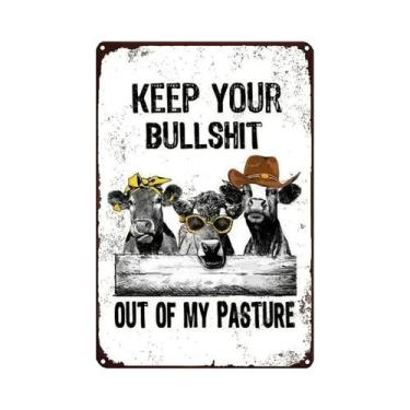 Imagem de Placa De Metal Vintage De Advertência, Pôster De Arte Em Ferro Para Ca