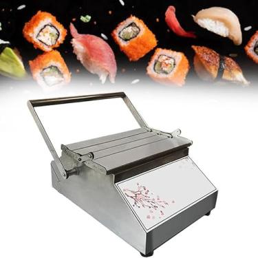 Imagem de Kit de fabricação de sushi DIY - Máquina de enrolar sushi manual fácil para rolos perfeitos, alta eficiência, superfície lisa, tamanho uniforme - ideal para chefs domésticos e amantes de sushi