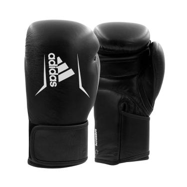 Imagem de Luva de boxe e kickboxing adidas Speed 175 Black Couro-Unissex