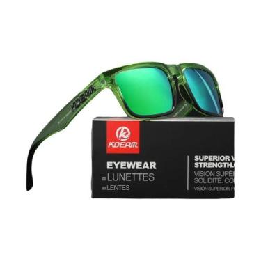 Imagem de Óculos De Sol Polarizados Quadrados Masculinos KDEAM 2022 Para Estilo 