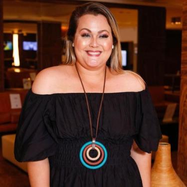 Imagem de Vestido Feminino Longo Plus Size Ombro A Ombro Acinturado - Donna Lu, 