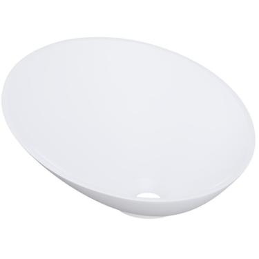 Imagem de Cuba De Apoio Meia Lua Lavabo C01 Bm38w Branco Matte Fosca - Lyam