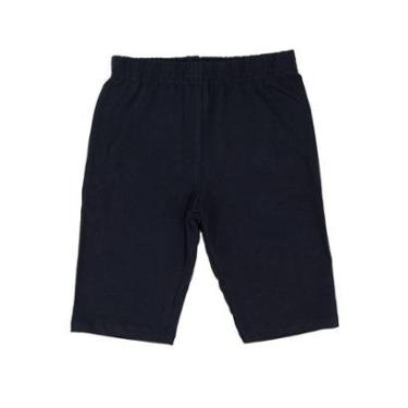 Imagem de Bermuda Infanto Juvenil Feminina Brandili Cotton Preta-Feminino