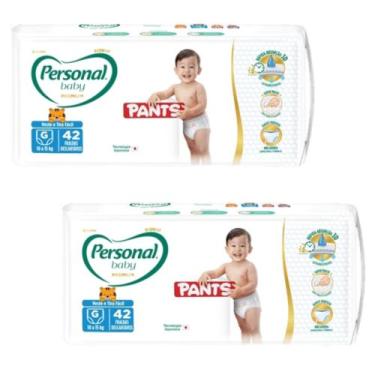 Imagem de Fraldas Personal Baby Premium Pants HIPER -2 Pacotes Tamanho G Kit com