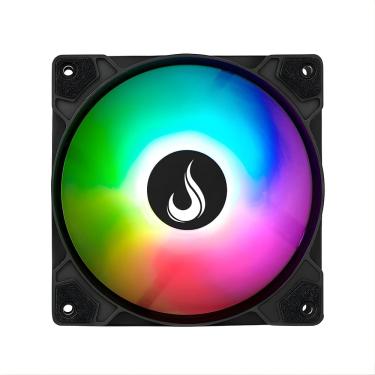 Imagem de Fan Rise Mode X Led Rainbow 120mm Preto - RM-XLD-01-RBW1