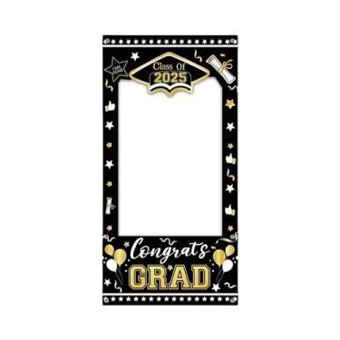 Imagem de Decorações Douradas Para Festa De Formatura Turma De 2025, Adereços Pa