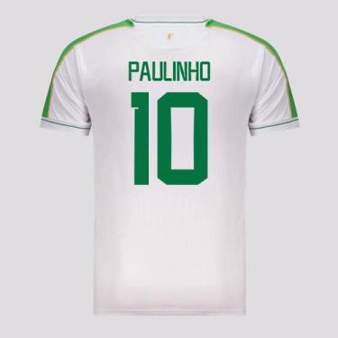 Imagem de Camisa Palmeiras Ultra I Branca e Verde 10 Paulinho - Betel, M