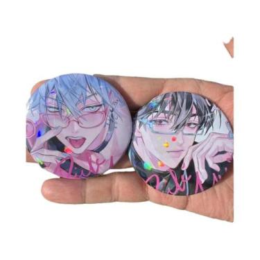 Imagem de Conjunto De Broches E Pins Alien Stage 2 Peças, Emblemas De Desenho An