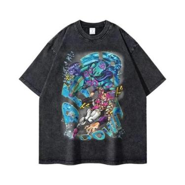 Imagem de Camiseta Gráfica Masculina Anime JoJo's Bizarre Adventure DIO, Camiset