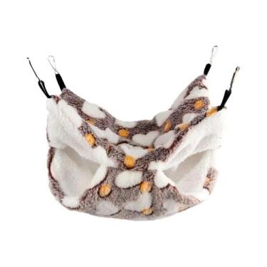 Imagem de Rede De Descanso Acolchoada Dupla Para Hamster, Cama Suspensa Quente P