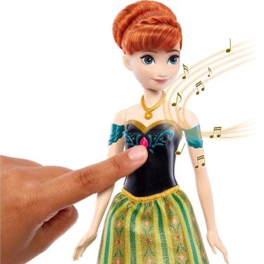 Imagem de Boneca Princesa Anna Músical Mágica Disney Mattel