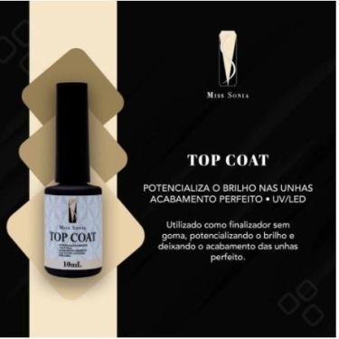Imagem de Top Coat   10 Ml Unhas  Gel Acrigel Extra Brilho - oem