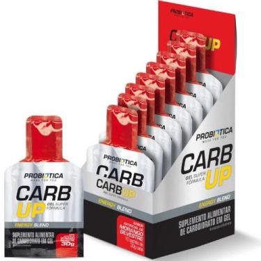 Imagem de Carb Up Gel Super Fórmula Display 10 x 30g - Probiótica, Morango Silve