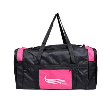 Imagem de Mala Bolsa De Viagem Sacola Grande Grande Reforçada Cor:Rosa - Wave Sh